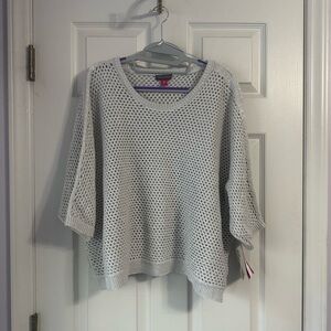 Vince Camuto Silver Heather Knit Sweater